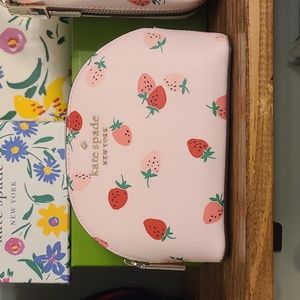Kate Spade - Staci Wild Strawberry Small Dome Cosmetic